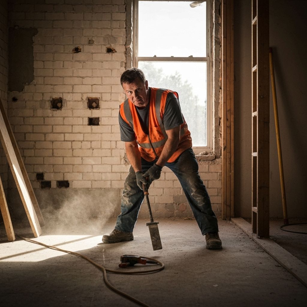 Équipe DP-RENOVATION travaillant sur une façade